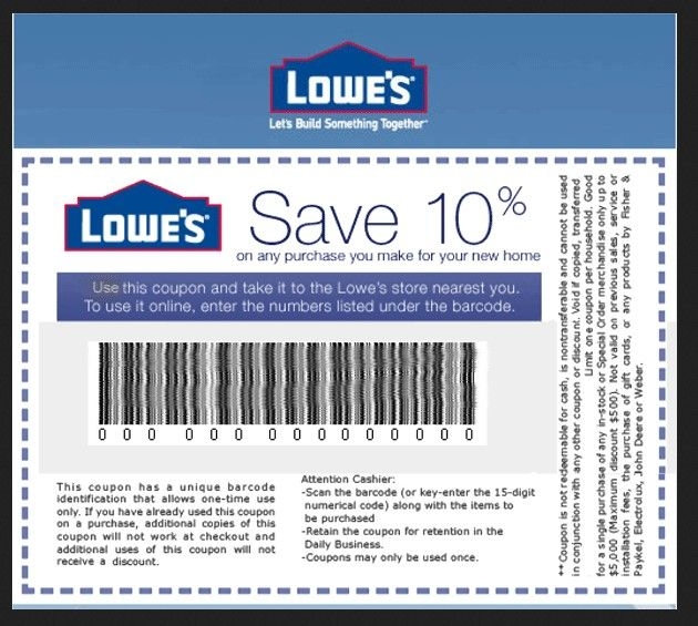 Free Printable Lowes Coupon June 2018 Download Free Printable Lowes 