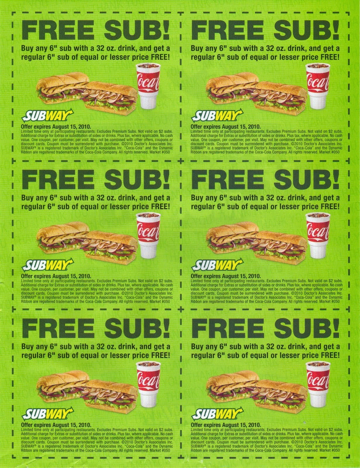 Free Printable Subway Coupons 2024 Wilie Marita