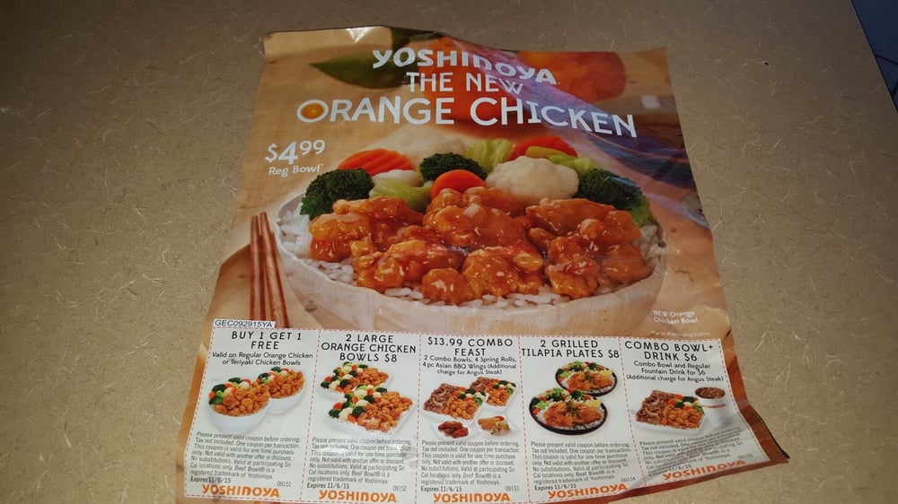 Free Printable Yoshinoya Coupons Free Templates Printable