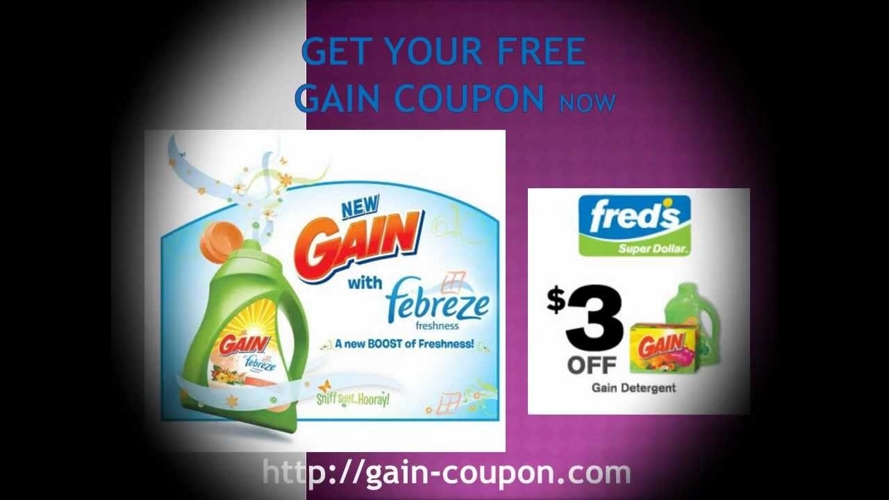 Gain Printable Coupons