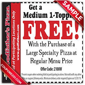 Godfather 39 s Pizza Printable Coupon December 2016