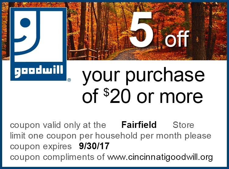 Goodwill Coupon May 2025 Mariana Drew