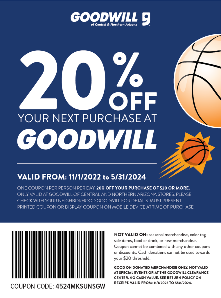 Goodwill Coupon May 2025 Mariana Drew