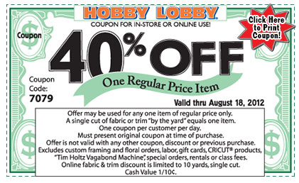 Gr8scraps Printable Craft Coupons Michaels Hobby Lobby AC Moore