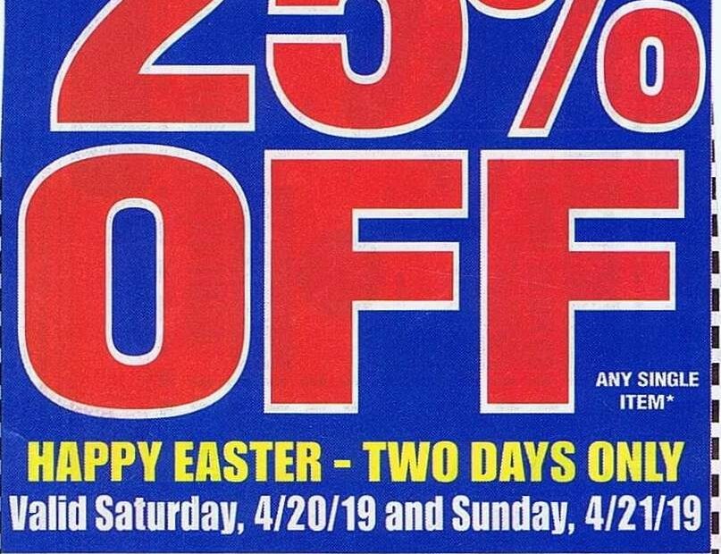 Harbor Freight 25 Off Coupon No Exclusions Printable 2024