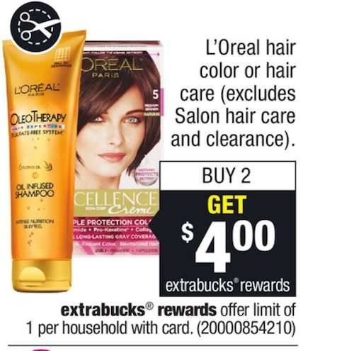 High Value L 39 Oreal Coupon 4 00 Off TWO 2 L 39 Oreal Paris Advanced 