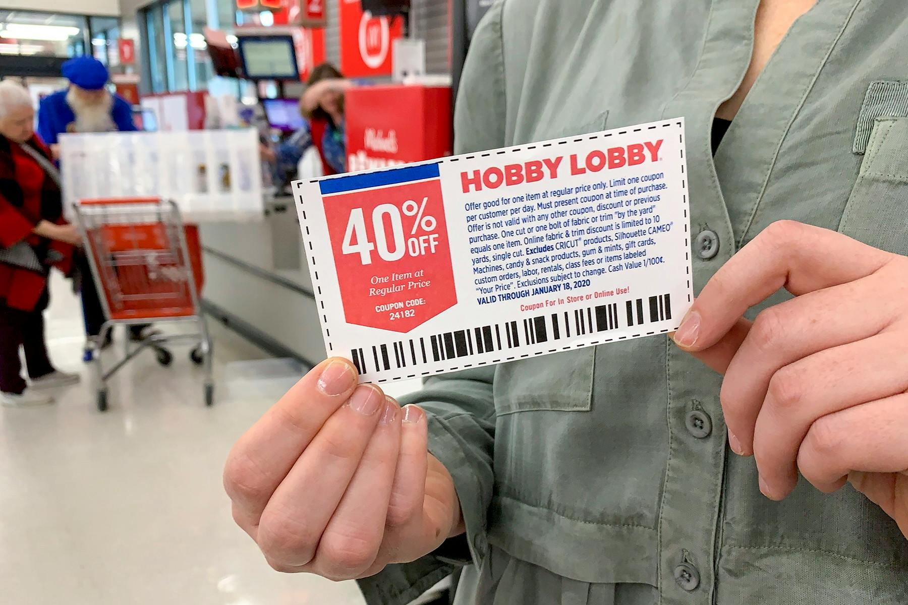 Hobby Lobby Coupon 2025 John H Groves