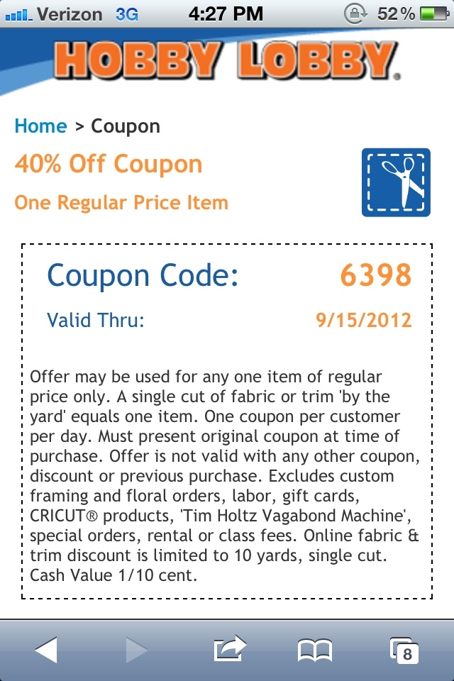 Hobby Lobby Printable Coupon 2025 Albert J Foley