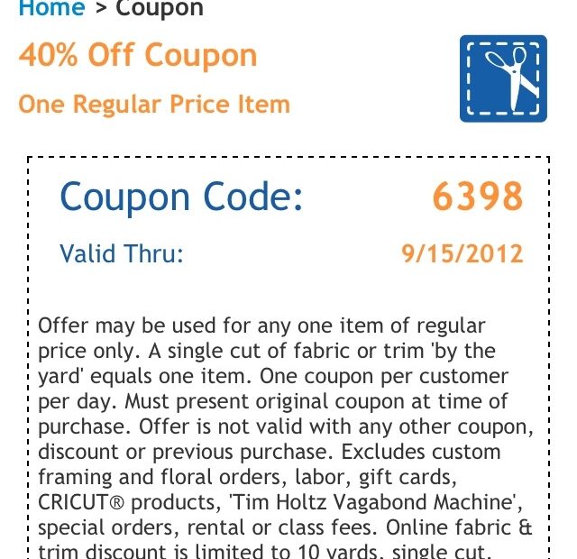 Hobby Lobby Printable Coupon 2025 Albert T Christensen