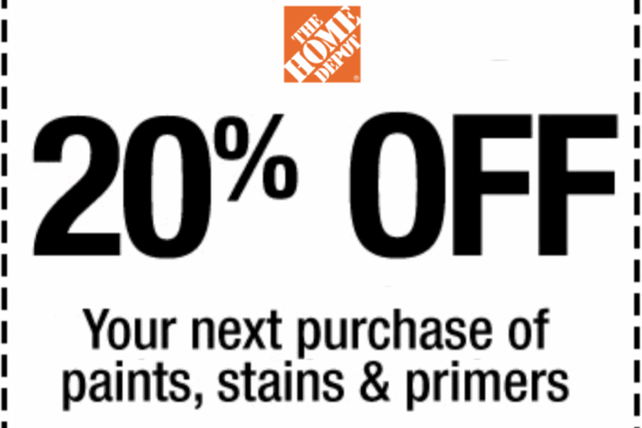 Home Depot 20 Off Paints Coupon Delivered Instantly To Your Inbox