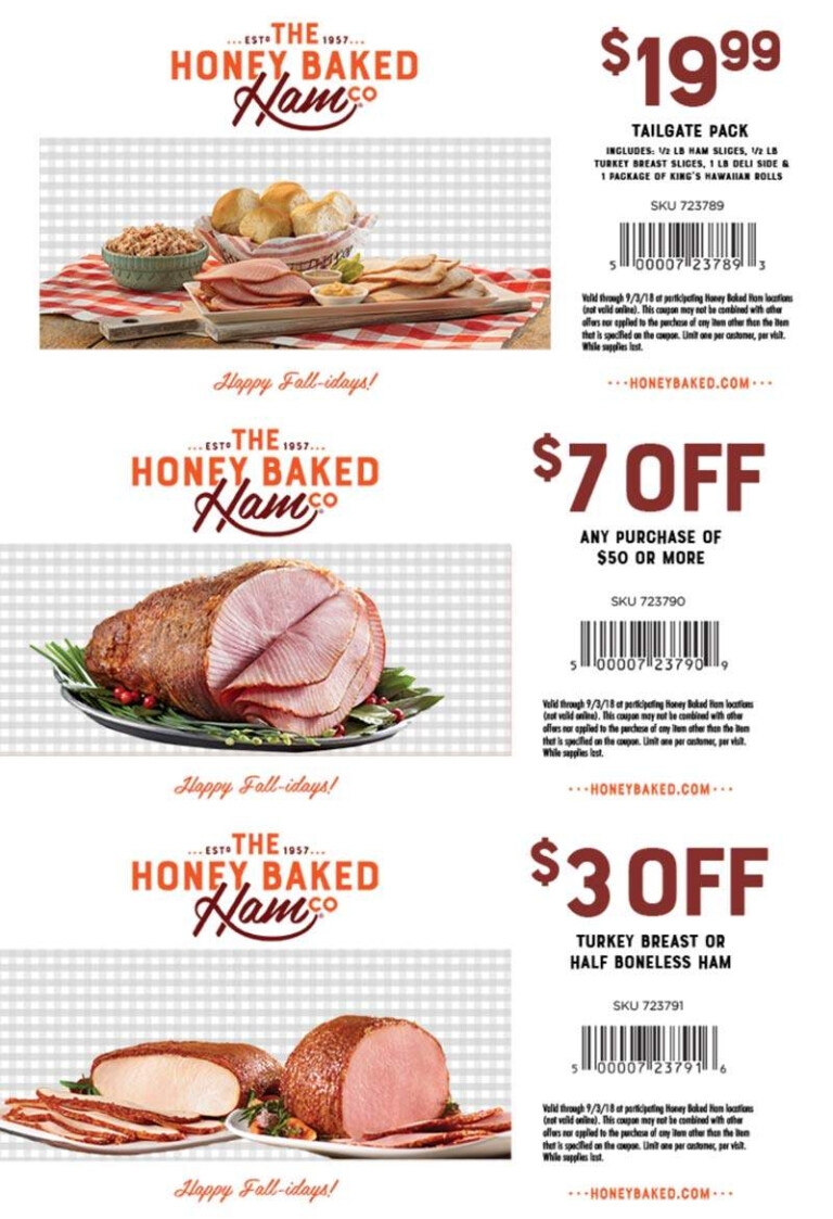 Honey Baked Ham Coupon 2025 Printable July Amy McKissick
