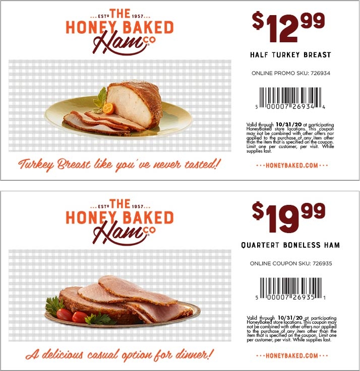 Honey Baked Ham Coupons Printable