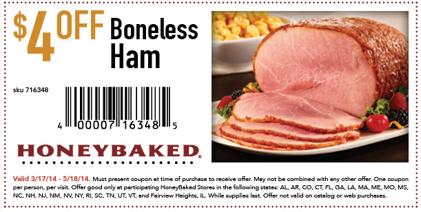 Honey Baked Ham Printable Coupons