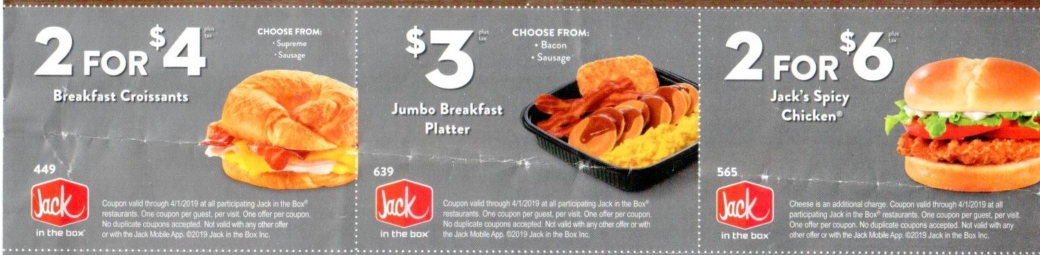 Jack In The Box Coupons And Coupon Codes