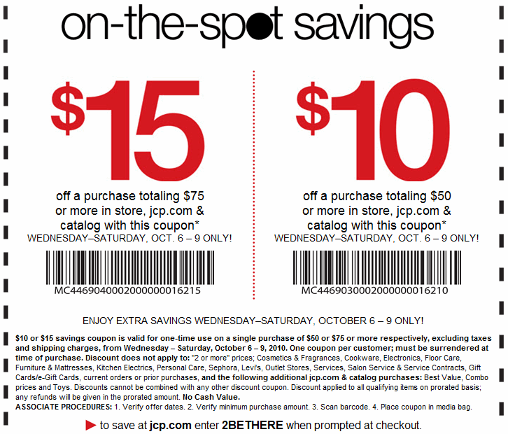 Jc Penney Printable Coupons