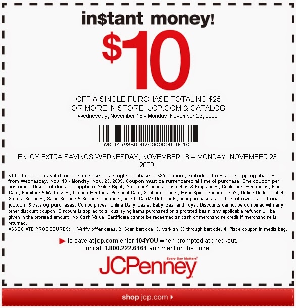 Jc Penney Printable Coupons