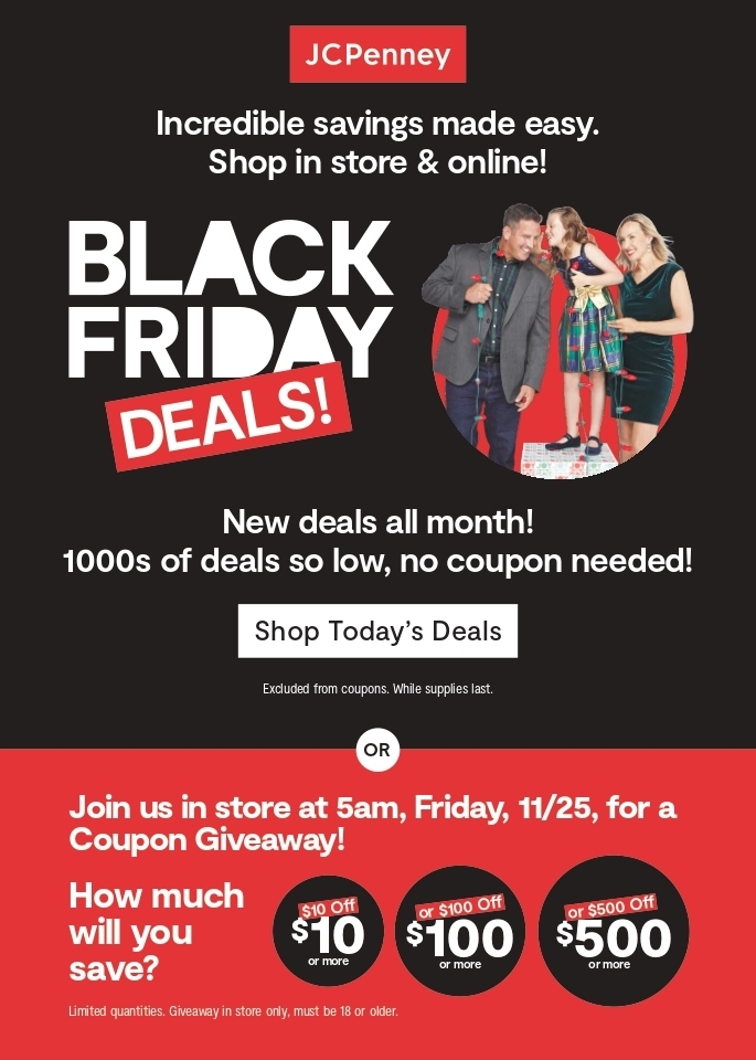 JCPenney Black Friday 2023 Ad Deals BlackFriday