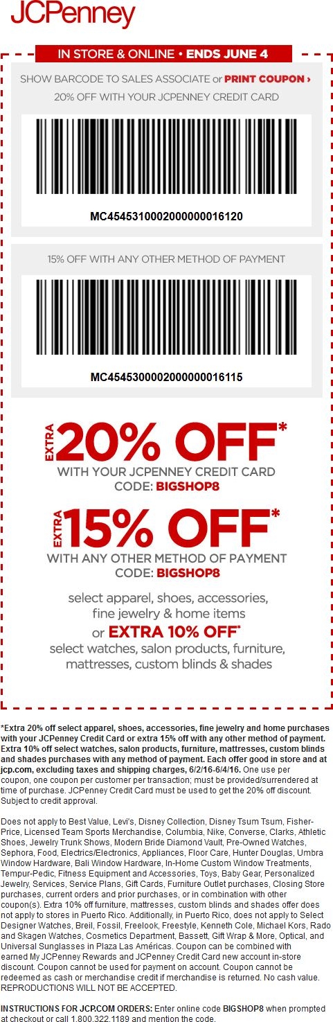 JCPenney Coupons Shopping Deals Worksheets Library