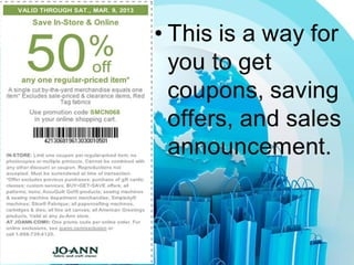 Joann Fabrics Printable Coupon PPT Worksheets Library