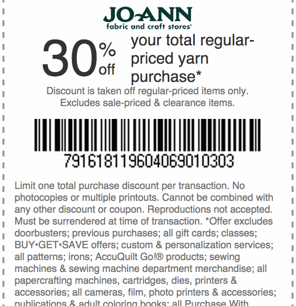 Joann Fabrics Printable Coupons Calendar Printables