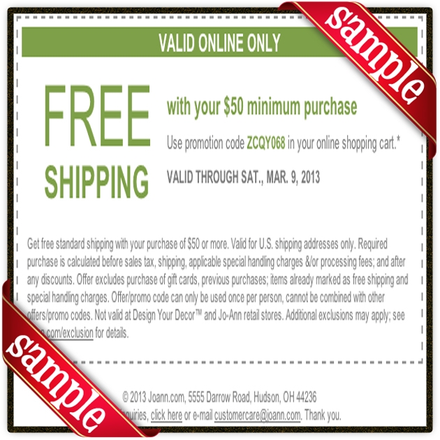 Joann Printable Coupon December 2016 Joann Printable Coupon December 2016