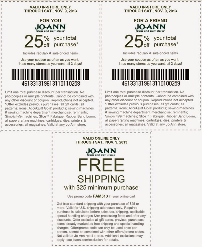Joann Printable Coupon