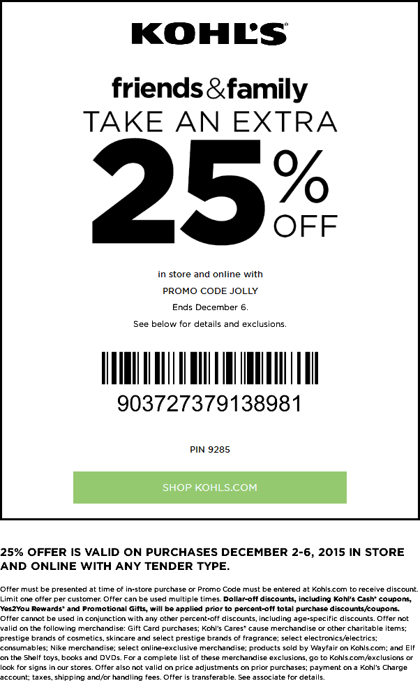 Kohl 39 s Coupons 2025 In Store Printable Joanne Vance
