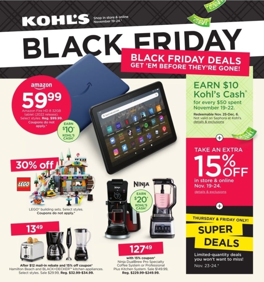 Kohls Black Friday 2024 Ad Deals BlackFriday Worksheets Library
