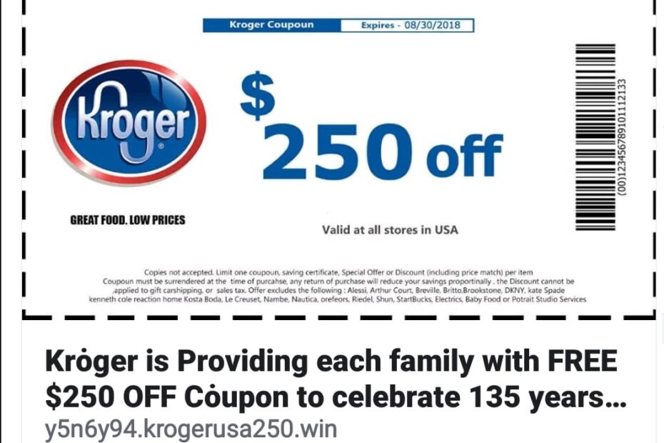 Kroger Warns Of Fake Coupon Worksheets Library