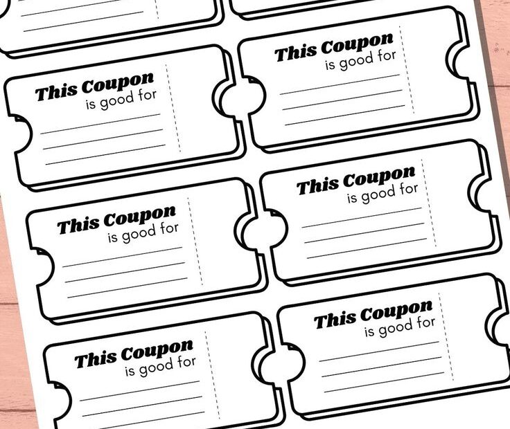 Lots Of Blank Coupon Templates Free Printables Coupon Template