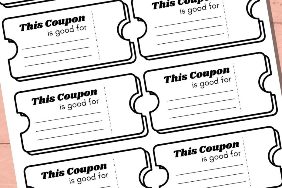 Lots Of Blank Coupon Templates Free Printables Coupon Template