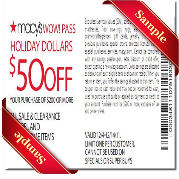 Macy Coupons Printable