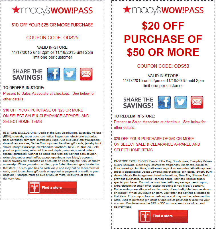 Macys In Store Coupon 2024 Printable Flora Jewelle