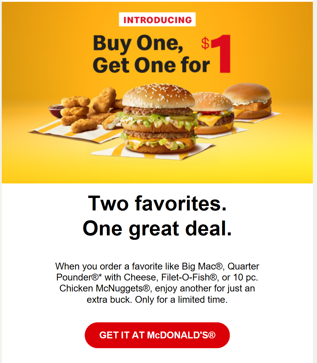Mcdonalds Printable Coupons