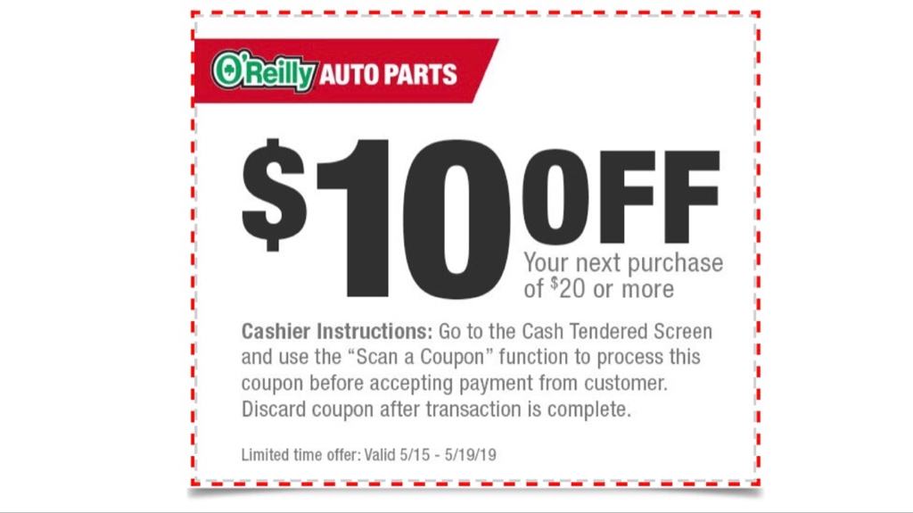 O 39 Reilly Auto Coupon Code 2024 Clio Melody