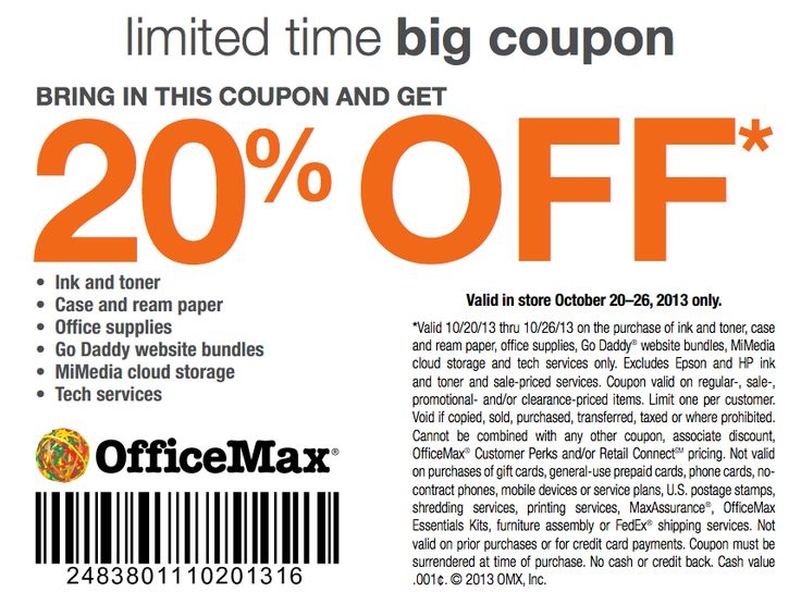 Officemax Coupon In Store Printable Printable Word Searches