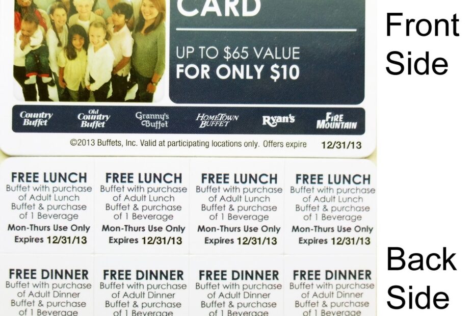 Old Country Buffet Printable Coupons Buy One Get One Free Free Printable