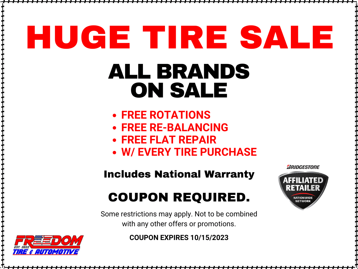 Our Coupons Freedom Tire Automotive Inc 