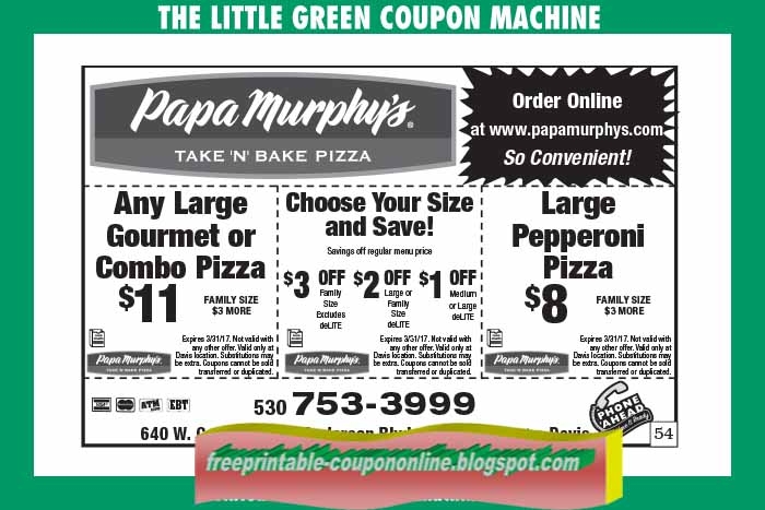 Papa Murphys Printable Coupon