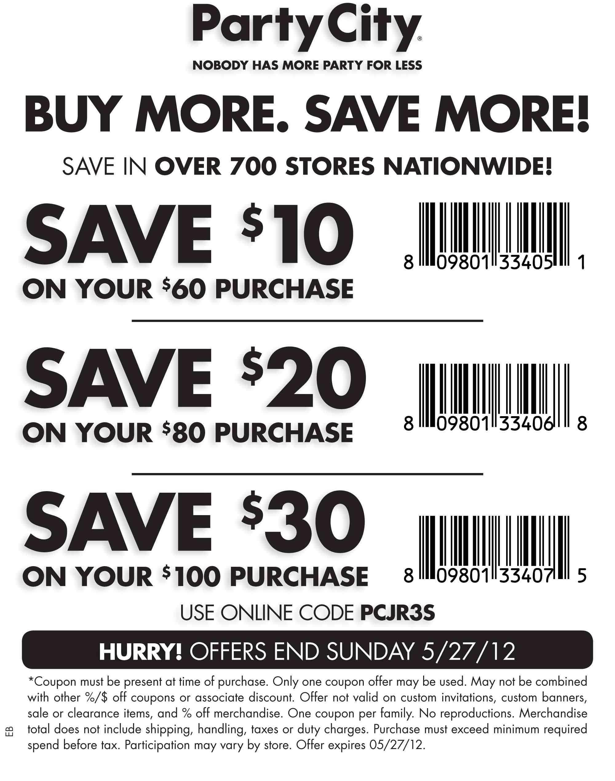 Party City Store Coupons Printable Printable Word Searches