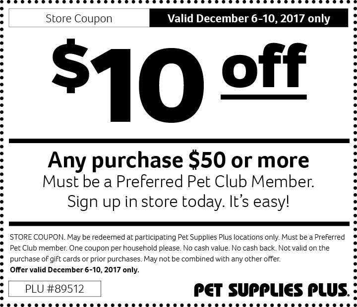 Pet Supplies Plus Coupon 20 Percent Off Printable