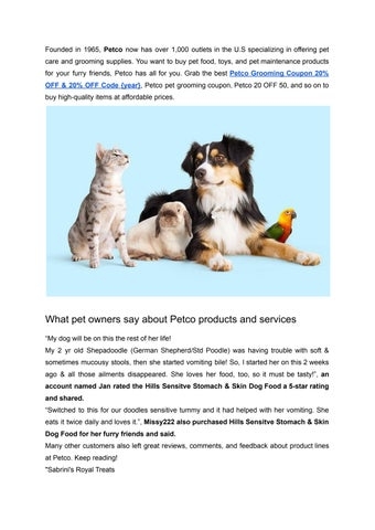 Petco Grooming Coupon Keep Your Pets Happy And Healthy Every Day 