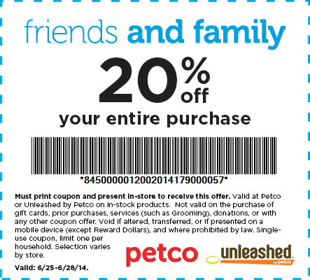 Petco Printable Grooming Coupon