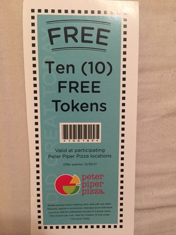 Peter Piper Pizza Coupons Printable
