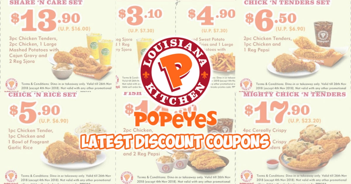Popeyes Chicken Coupons 2025 Printable John H Groves Popeyes Chicken Coupons 2025 Printable John H Groves