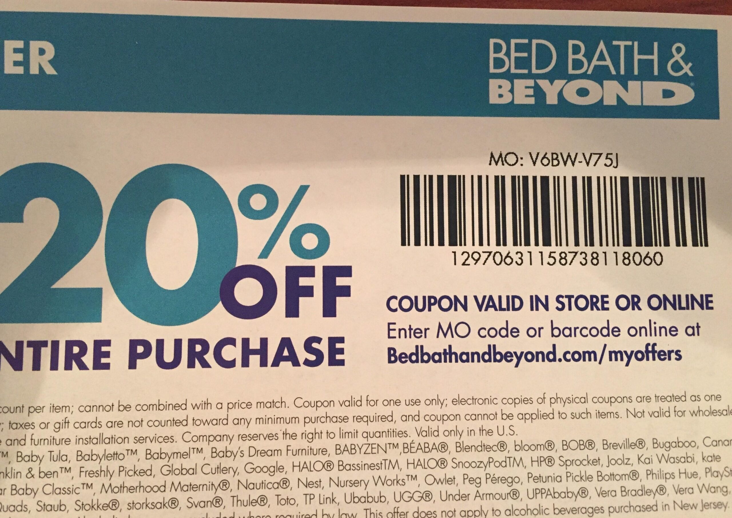 Printable Bed Bath And Beyond Coupons