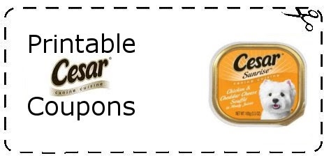 Printable Cesar Dog Food Coupons Printable Grocery Coupons