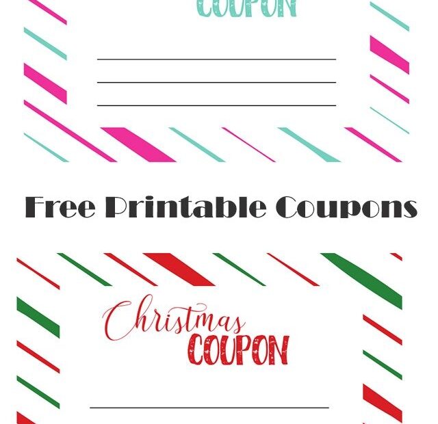 Printable Christmas Coupons Artofit