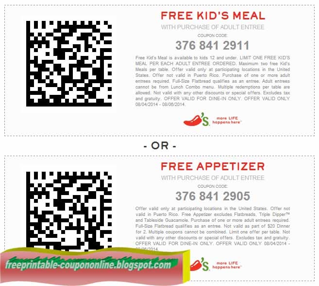 Printable Coupons 2021 Chili 39 s Coupons