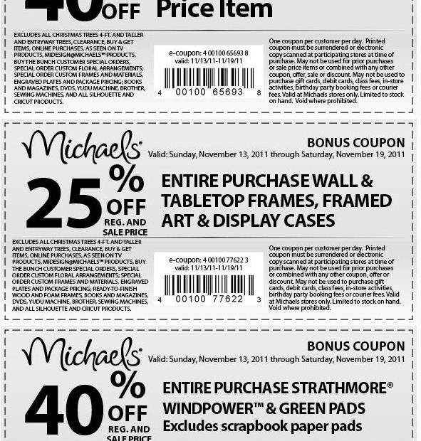 Printable Coupons From Michaels Arts And Crafts Printable Word Searches